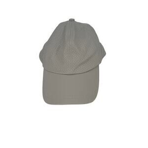 SWEAT ACTIVE taupe leather adjustable cap hat